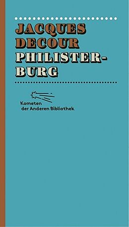 Fester Einband Philisterburg von Jacques Decour