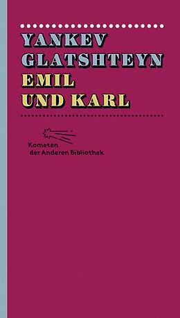 Kartonierter Einband Emil und Karl von Yankev Glatshteyn