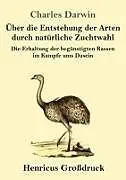 Kartonierter Einband Über die Entstehung der Arten durch natürliche Zuchtwahl (Großdruck) von Charles Darwin