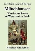 Kartonierter Einband Münchhausen (Großdruck) von Gottfried August Bürger