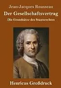 Fester Einband Der Gesellschaftsvertrag (Großdruck) von Jean-Jacques Rousseau