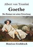 Kartonierter Einband Goethe (Großdruck) von Albert von Trentini