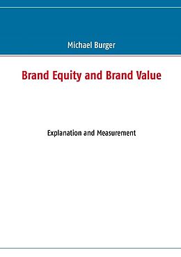 Couverture cartonnée Brand Equity and Brand Value de Michael Burger