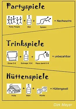 E-Book (epub) Trinkspiele Partyspiele Hüttenspiele von Dirk Mayer