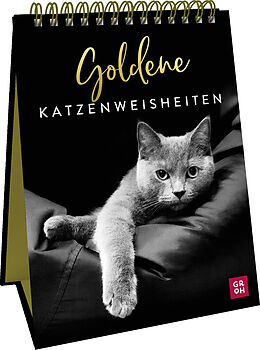Kartonierter Einband Goldene Katzenweisheiten von Groh Verlag