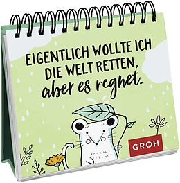 Spiralbindung Eigentlich wollte ich die Welt retten, aber es regnet. von 