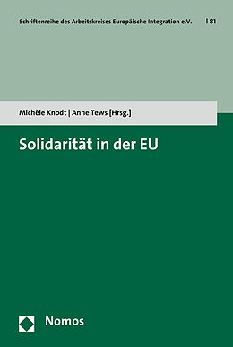 Kartonierter Einband Solidarität in der EU von 