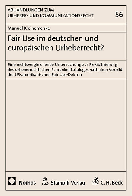 Fair Use im deutschen und europäischen Urheberrecht?