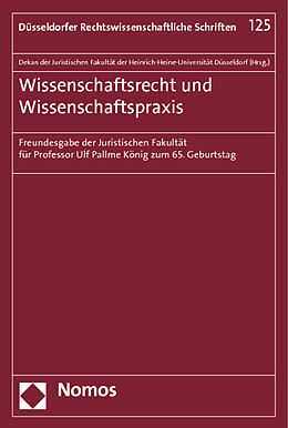 Fester Einband Wissenschaftsrecht und Wissenschaftspraxis von 
