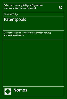 Kartonierter Einband Patentpools von Martin Königs
