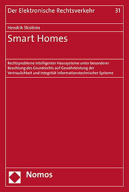 Kartonierter Einband Smart Homes von Hendrik Skistims