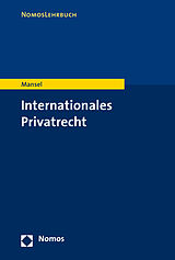 Kartonierter Einband Internationales Privatrecht von Heinz-Peter Mansel