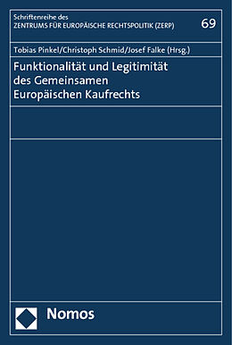 Kartonierter Einband Funktionalität und Legitimität des Gemeinsamen Europäischen Kaufrechts von 