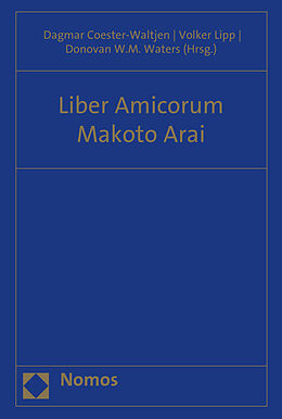 Fester Einband Liber Amicorum Makoto Arai von 