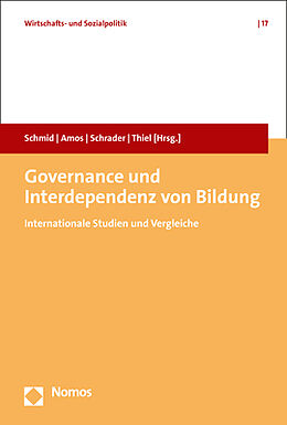 Kartonierter Einband Governance und Interdependenz von Bildung von 