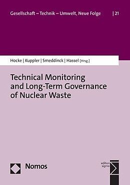 Couverture cartonnée Technical Monitoring and Long-Term Governance of Nuclear Waste de 