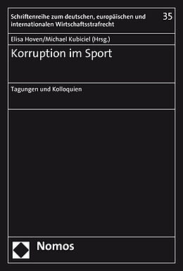 Kartonierter Einband Korruption im Sport von 