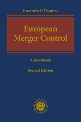 Livre Relié European Merger Control de Michael Rosenthal, Stefan Thomas