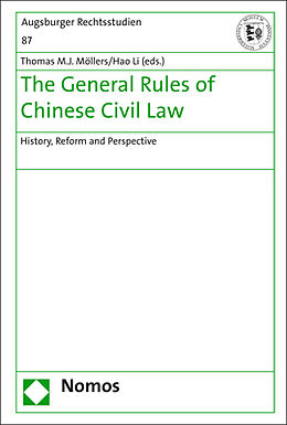 Fester Einband The General Rules of Chinese Civil Law von 