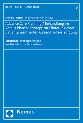 Advance Care Planning / Behandlung im Voraus Planen: Konzept zur Förderung einer patientenzentrierten Gesundheitsversorgung