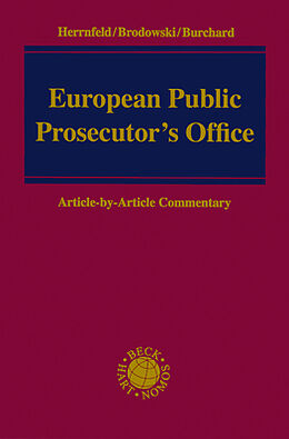 Fester Einband European Public Prosecutor's Office von Hans-Holger Herrnfeld, Dominik Brodowski, Christoph Burchard
