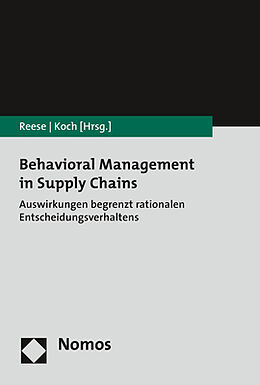 Kartonierter Einband Behavioral Management in Supply Chains von 