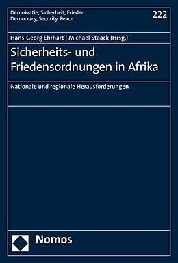 Kartonierter Einband Sicherheits- und Friedensordnungen in Afrika von 