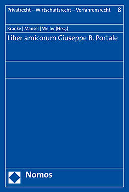 Kartonierter Einband Liber amicorum Giuseppe B. Portale von 