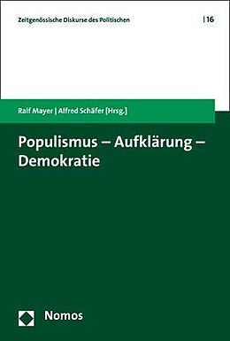 Kartonierter Einband Populismus - Aufklärung - Demokratie von 