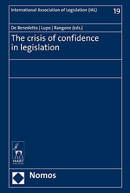 Livre Relié The crisis of confidence in legislation de 