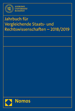 Kartonierter Einband Jahrbuch für Vergleichende Staats- und Rechtswissenschaften - 2018/2019 von 