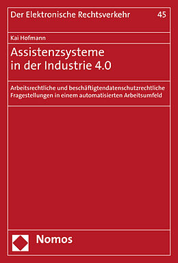 Kartonierter Einband Assistenzsysteme in der Industrie 4.0 von Kai Hofmann