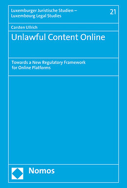 Fester Einband Unlawful Content Online von Carsten Ullrich