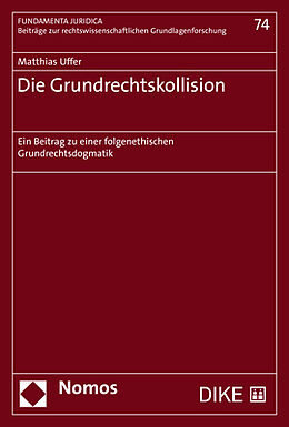 Fester Einband Die Grundrechtskollision von Matthias Uffer