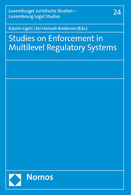 Kartonierter Einband Studies on Enforcement in Multilevel Regulatory Systems von 