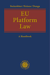 Livre Relié EU Platform Law de 