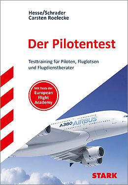 Livre Relié STARK Der Pilotentest de Jürgen Hesse, Hans Christian Schrader, Carsten Roelecke