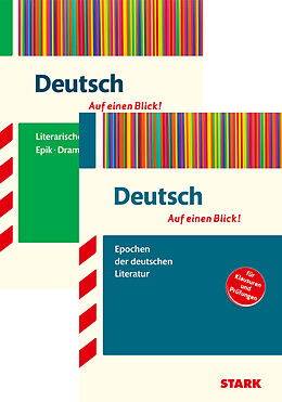 Kartonierter Einband STARK Auf einen Blick! Deutsch Literatur - Epochen + Gattungen von 