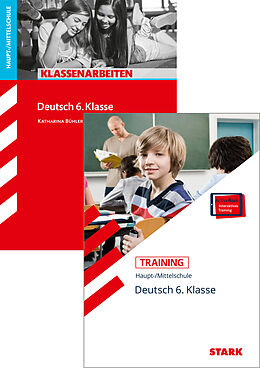 Set mit div. Artikeln (Set) STARK Deutsch 6. Klasse Hauptschule - Klassenarbeiten + Training von Marion von der Kammer, Katharina Bühler