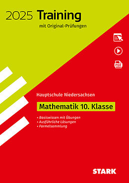 Set mit div. Artikeln (Set) STARK Original-Prüfungen und Training Hauptschule 2025 - Mathematik 10. Klasse - Niedersachsen von 