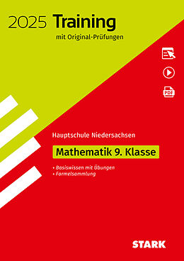 Set mit div. Artikeln (Set) STARK Original-Prüfungen und Training Hauptschule 2025 - Mathematik 9.Klasse - Niedersachsen von 