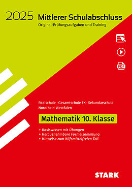 Set mit div. Artikeln (Set) STARK Original-Prüfungen und Training - Mittlerer Schulabschluss 2025 - Mathematik - Realschule/Gesamtschule EK/ Sekundarschule - NRW von 