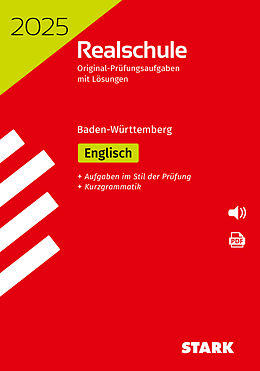 Kartonierter Einband STARK Original-Prüfungen Realschule 2025 - Englisch - BaWü von 