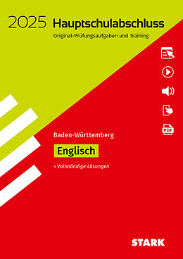 Kartonierter Einband STARK Original-Prüfungen Hauptschulabschluss 2025 - Englisch 9. Klasse - BaWü von 