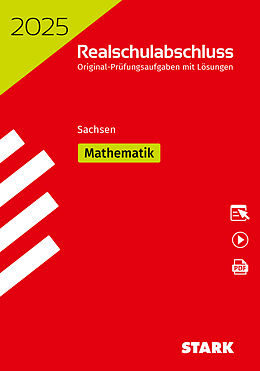 Kartonierter Einband STARK Original-Prüfungen Realschulabschluss 2025 - Mathematik - Sachsen von 