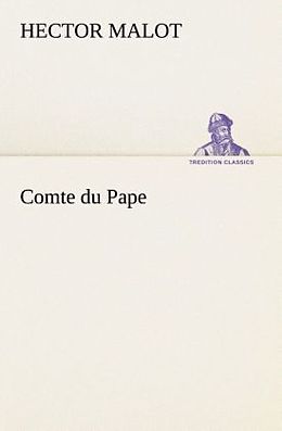 Couverture cartonnée Comte du Pape de Hector Malot