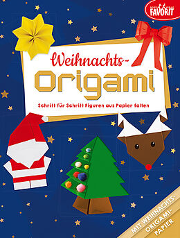 Kartonierter Einband Weihnachts-Origami von 