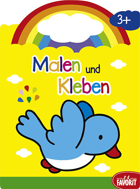 Malen und Kleben  Vogel (ab 3 Jahren)