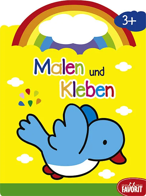 Malen und Kleben  Vogel (ab 3 Jahren)