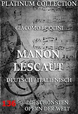 E-Book (epub) Manon Lescaut von Giacomo Puccini, Ruggiero Leoncavallo